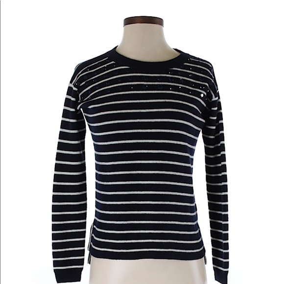 J. Crew Jeweled striped swing sweater - Picture 5 of 8